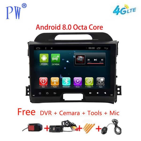 android 7.1/8.0 car radio gps navi for kia sportage 2014 2011 2012 2013 2015 navigation head unit multimedia video stereo wifi